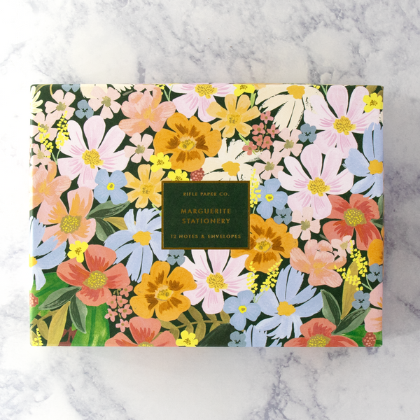 Marguerite Social Boxed Cards (Set of 12)