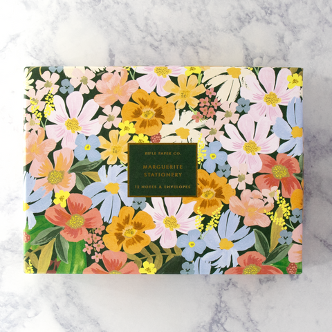Marguerite Social Boxed Cards (Set of 12)
