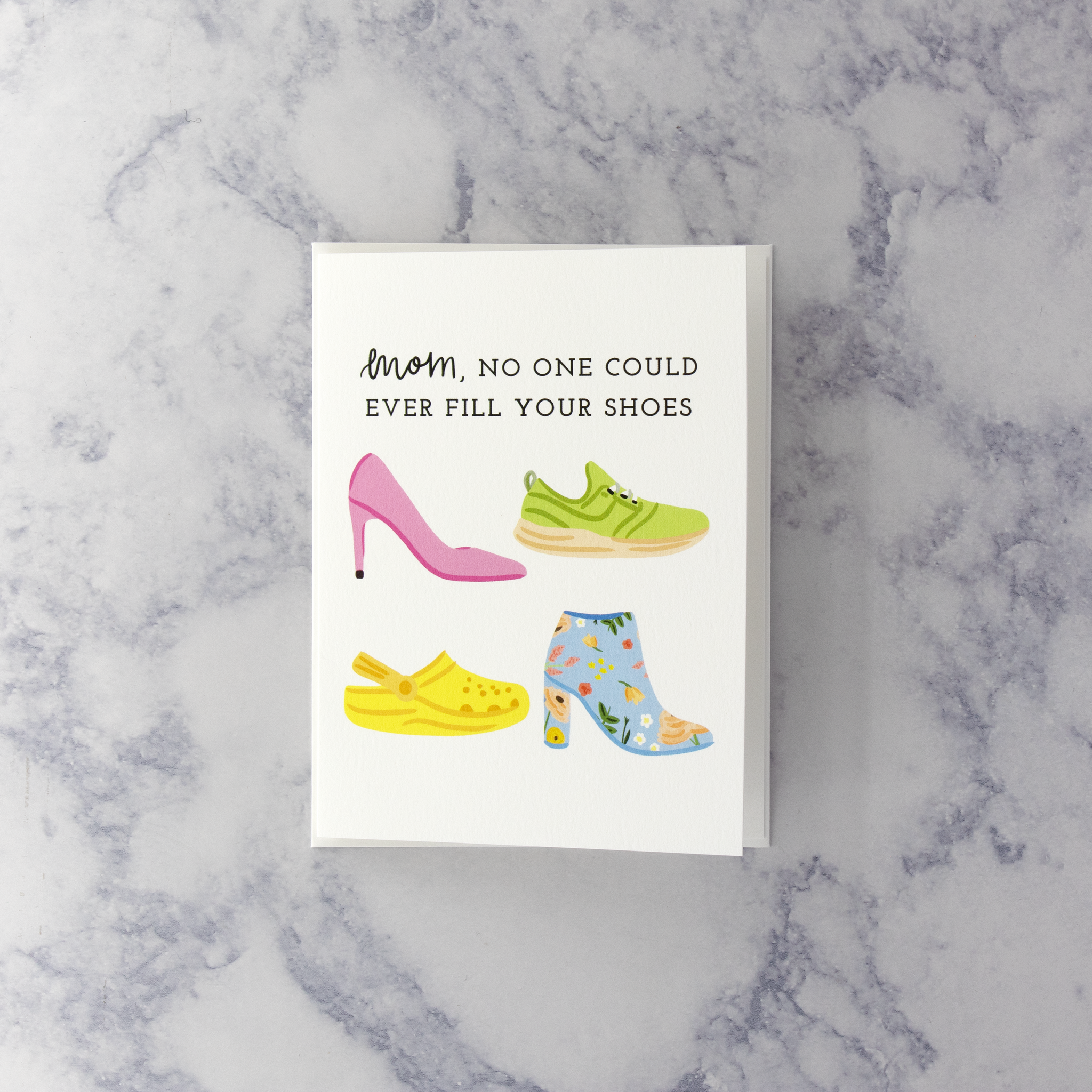 Mom's Shoes Mother's Day Card