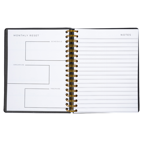 "Minimalist" 2024-2025 12 Month Leather Planner