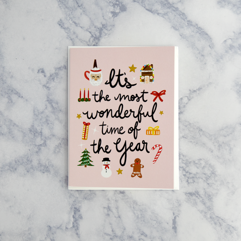 "Most Wonderful Time" Christmas Card