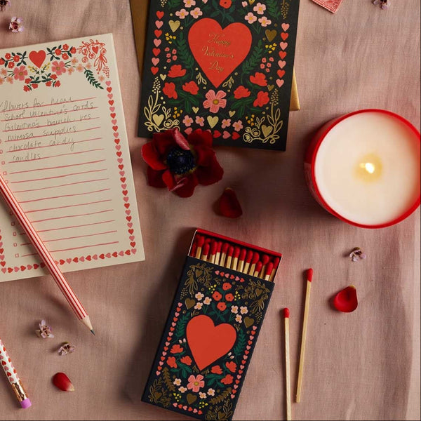Juliet Valentine's Day Safety Matches (Set of 60)