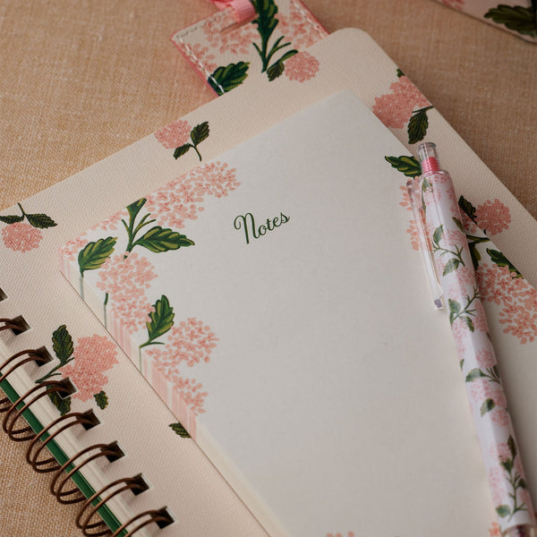 Pink Hydrangea Notepad
