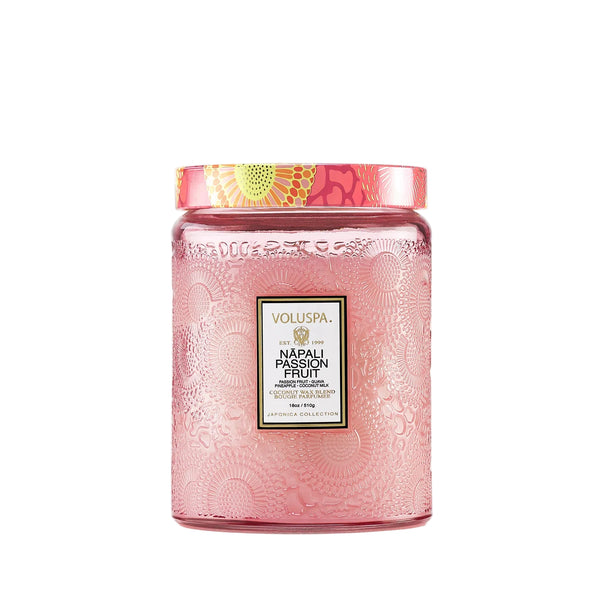 Nāpali Passion Fruit Coconut Wax Large Jar Candle