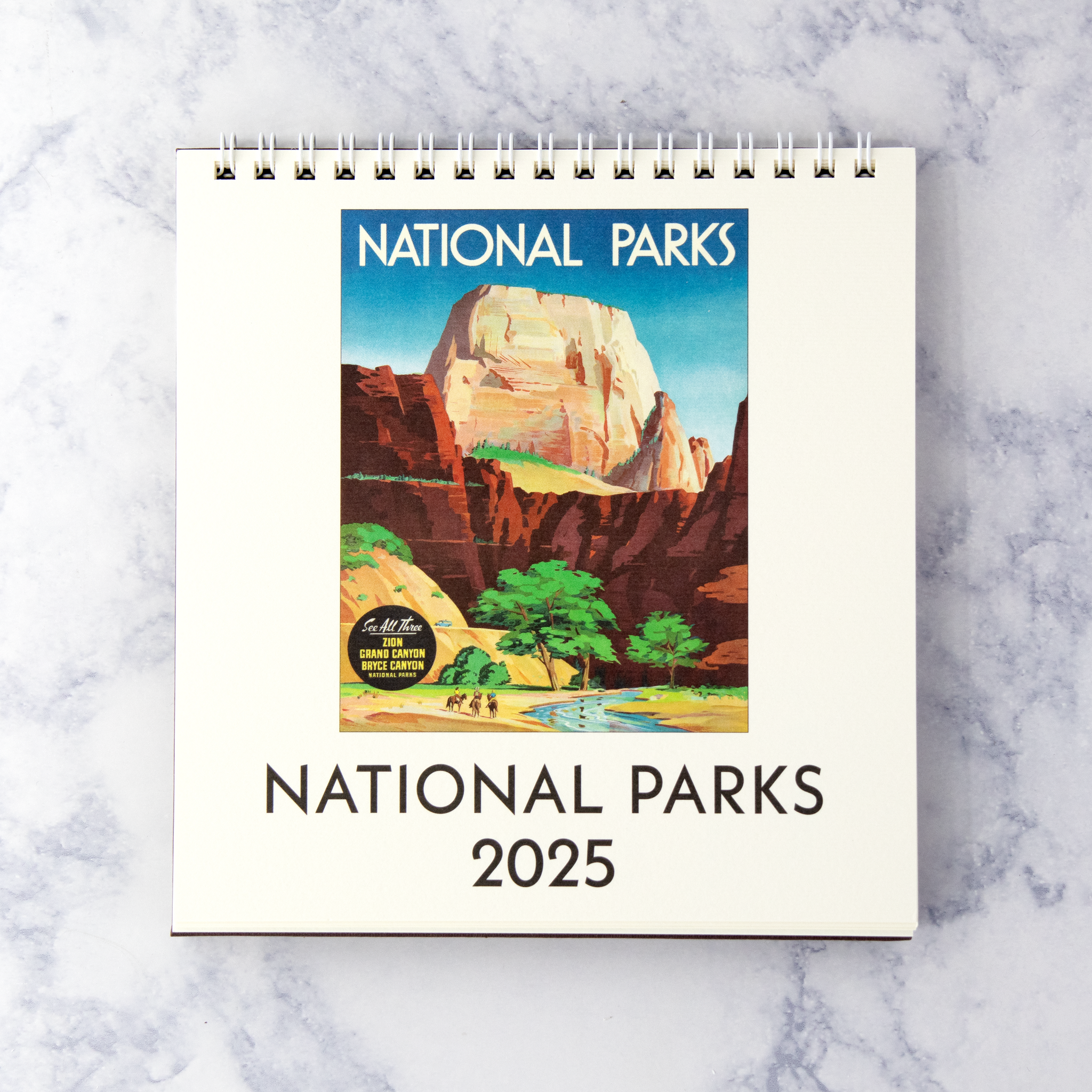 National Parks 2025 Desk Calendar