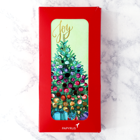 Ombré Ornaments Christmas Boxed Cards (Set of 16)