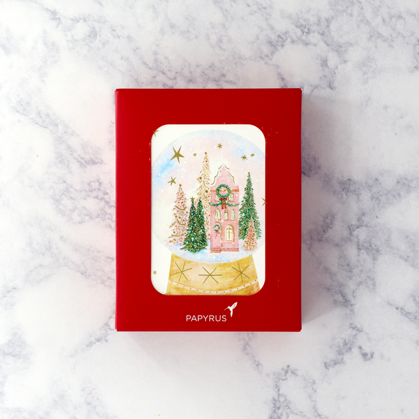 Ornate Snowglobe Holiday Boxed Cards (Set of 20)