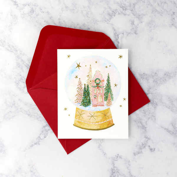 Ornate Snowglobe Holiday Boxed Cards (Set of 20)