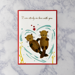 Otterly In Love Valentine’s Day Card