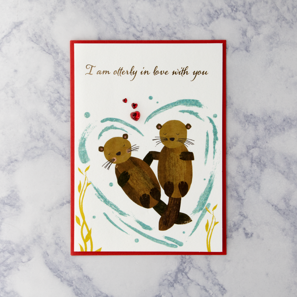 Otterly In Love Valentine’s Day Card