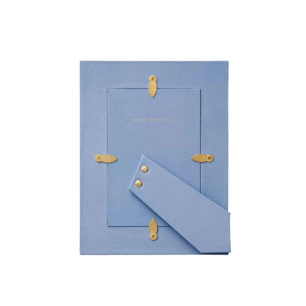 Blue Hydrangea Paper Wrapped Picture Frame