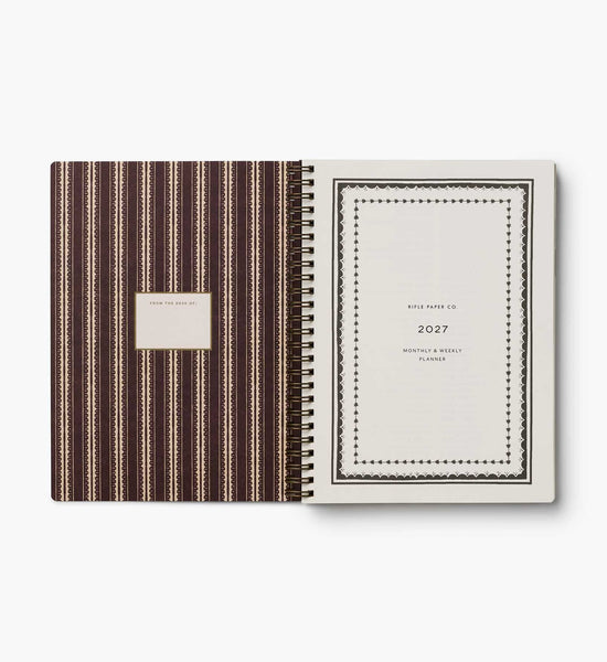 Sage Hydrange 12-Month Weekly Softcover Spiral Planner