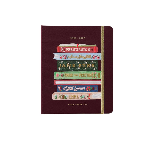 Ladies Night Book Club 17-Month Weekly Academic Spiral Planner