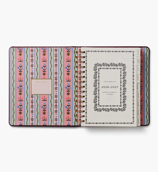 Ladies Night Book Club 17-Month Weekly Academic Spiral Planner