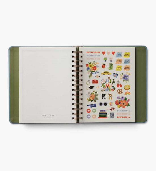 Paisley 17-Month Weekly Academic Spiral Planner