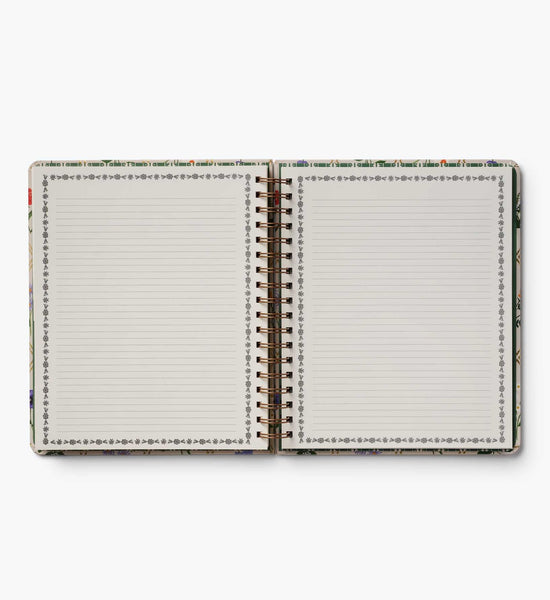 Garden Party 17-Month Weekly Academic Hardcover Spiral Planner