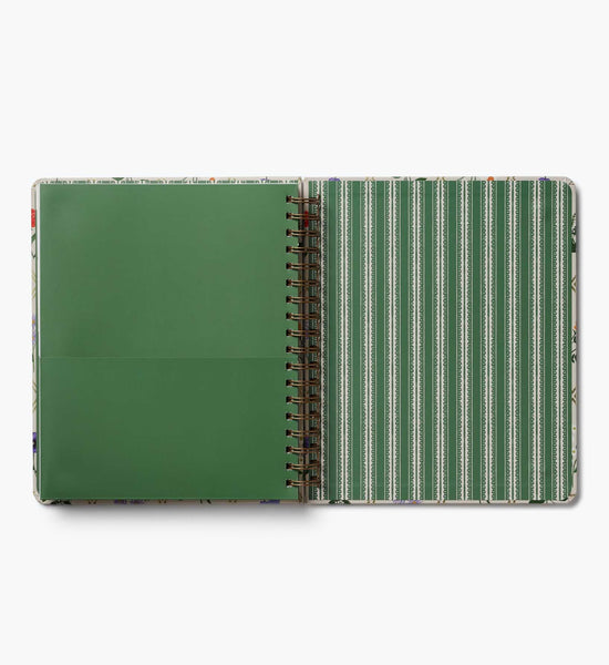 Garden Party 17-Month Weekly Academic Hardcover Spiral Planner