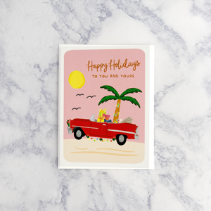 Palm Beach Car Holiday Card