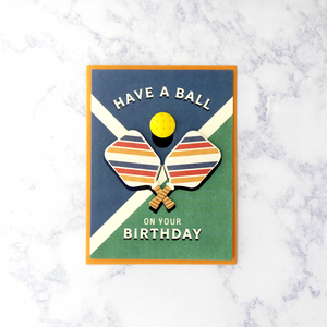 Pickleball Birthday Card