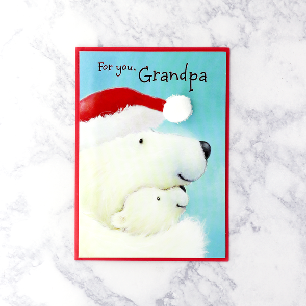 Polar Bear Christmas Card (Grandpa)