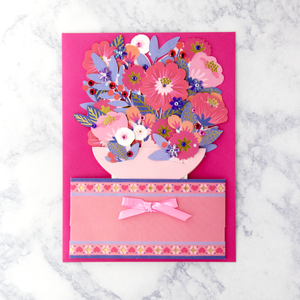 Pop-Up Bouquet Valentine's Day Card