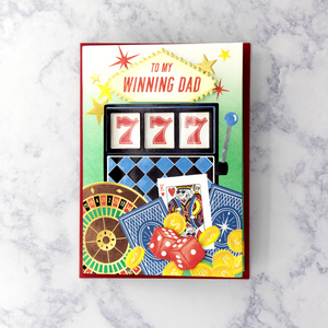 Pop-Up Casino Father's Day Card (Dad)