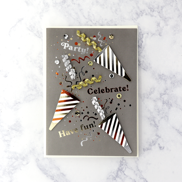 Pop-Up Party Blower Birthday Card