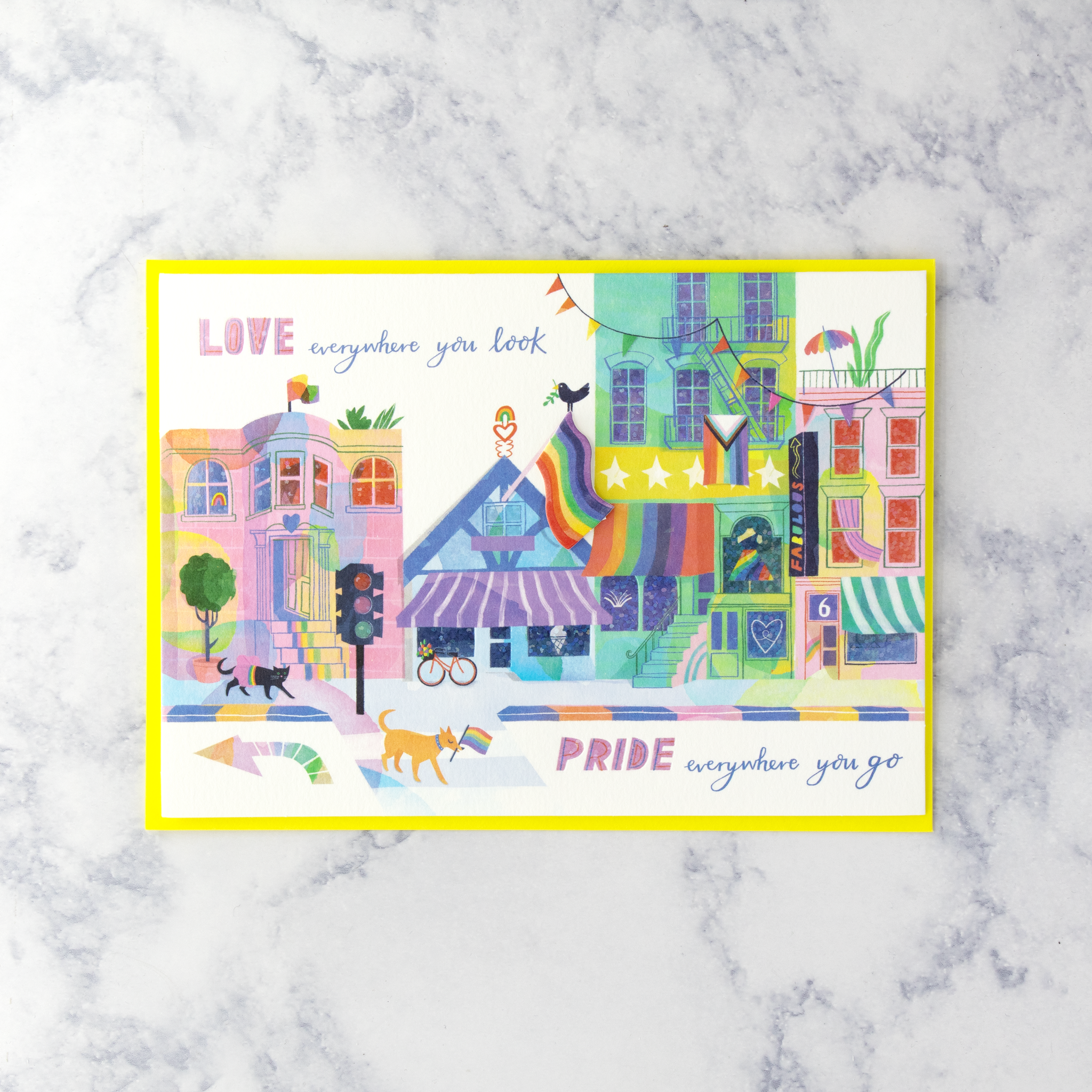 Pride Neighborhood LGBTQIA+ Friendship Card