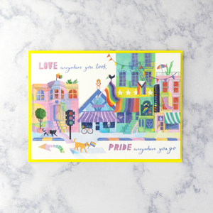 Pride Neighborhood LGBTQIA+ Friendship Card