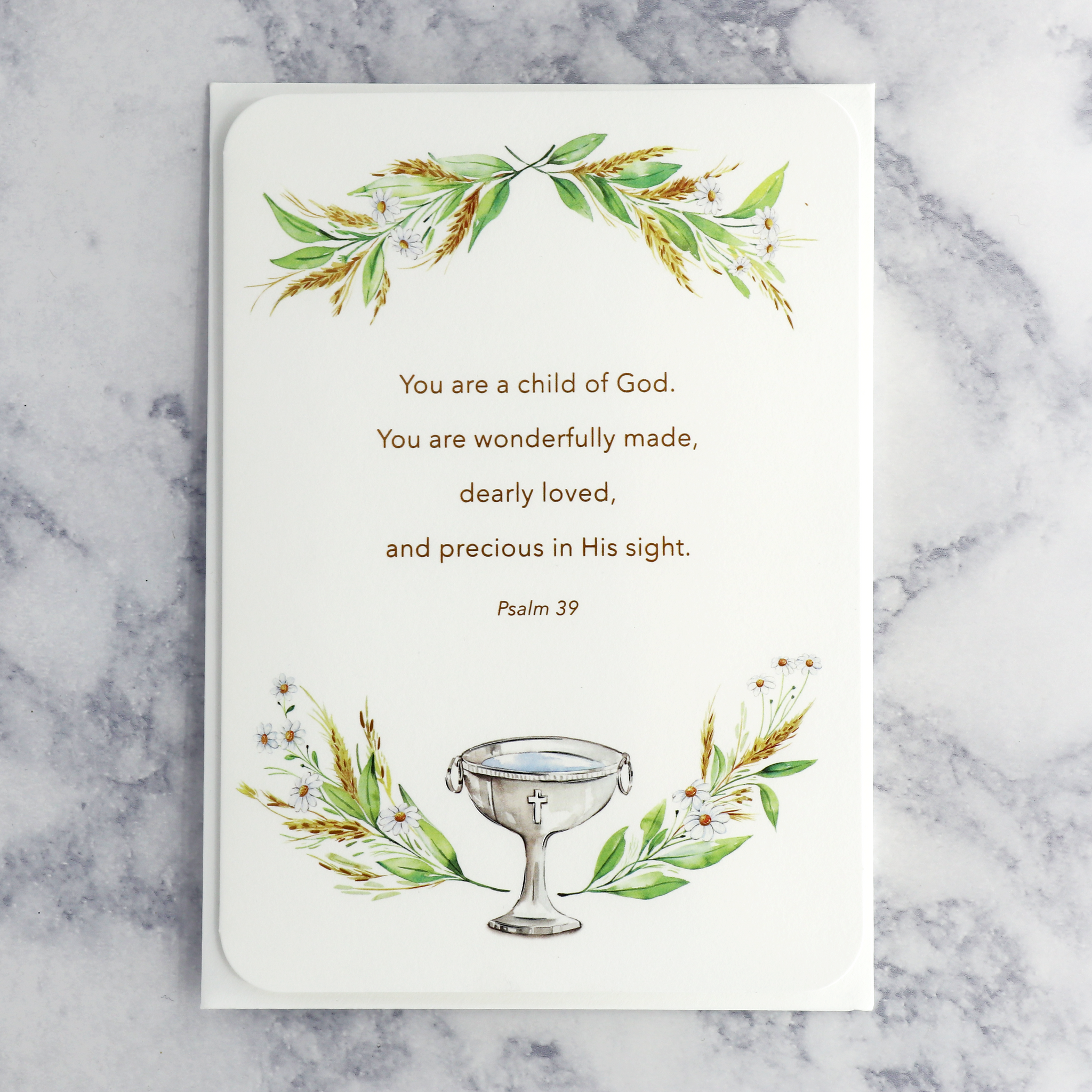 Psalm 39 Confirmation Card
