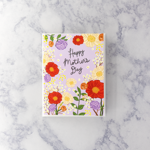 Purple Lilac Mother's Day Card