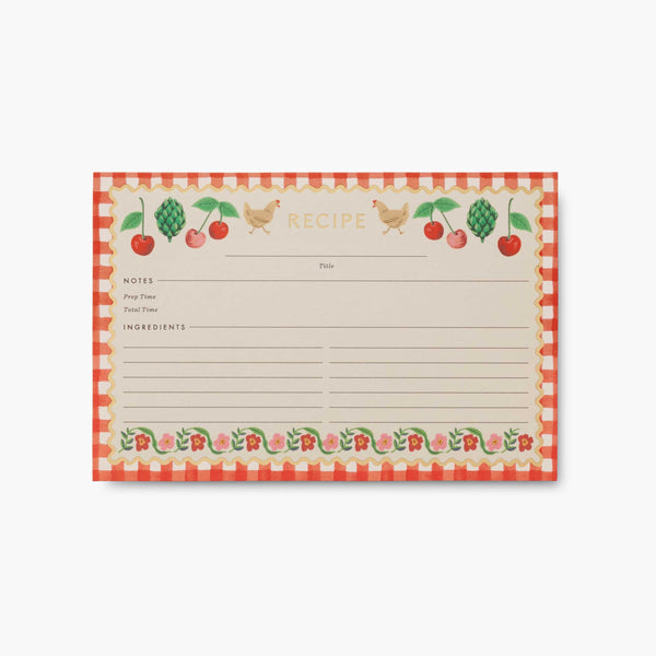 Cherry Farm Recipe Cards (Set of 12)