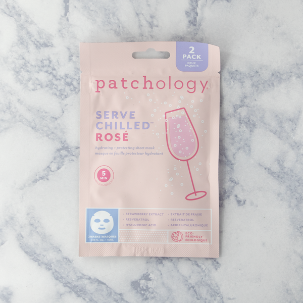 Rosé Chilled Hydrating & Renewing Facial Sheet Mask (Set of 2)