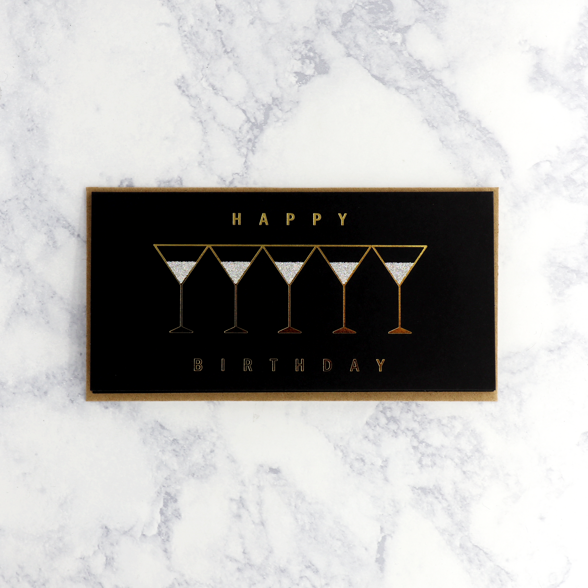 NIQUEA.D Geburtstagskarte „You The Man“ – 13,3x13,3 Cm Mit Umschlag – Elegante Glückwunschkarte Für Männer