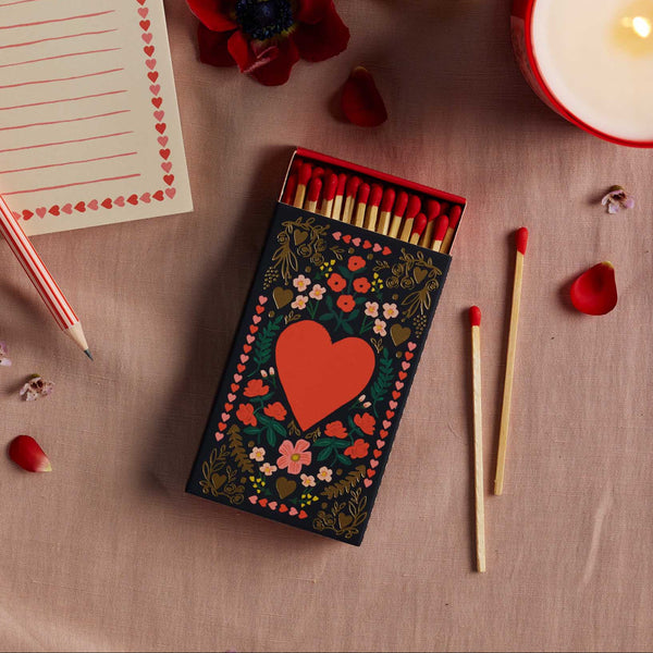 Juliet Valentine's Day Safety Matches (Set of 60)