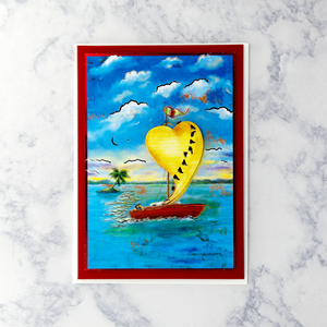 Sailboat Couple Anniversary Card