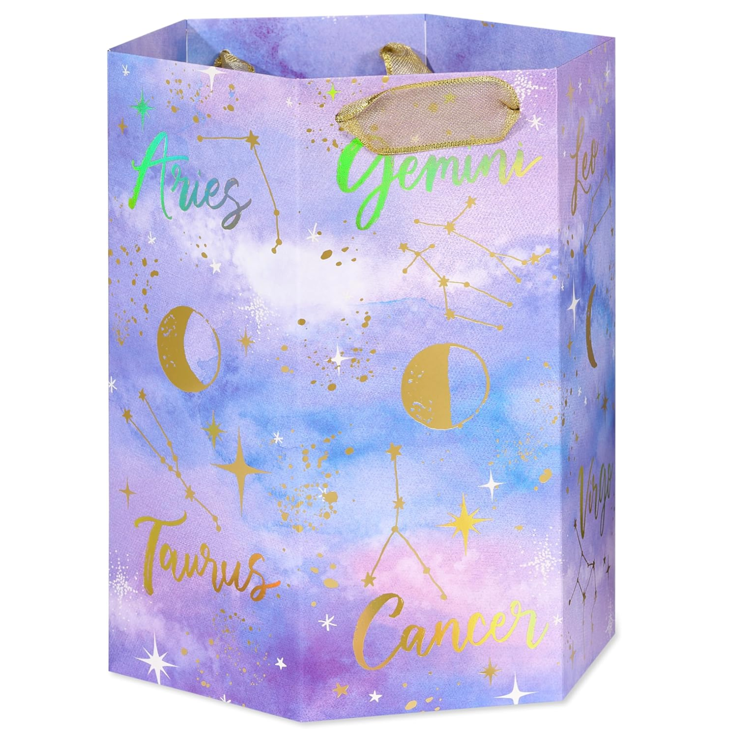 Celestial Constellations Hexagonal Large Bag