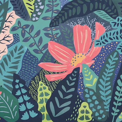 Double-Sided Secret Garden Single Flat Wrap