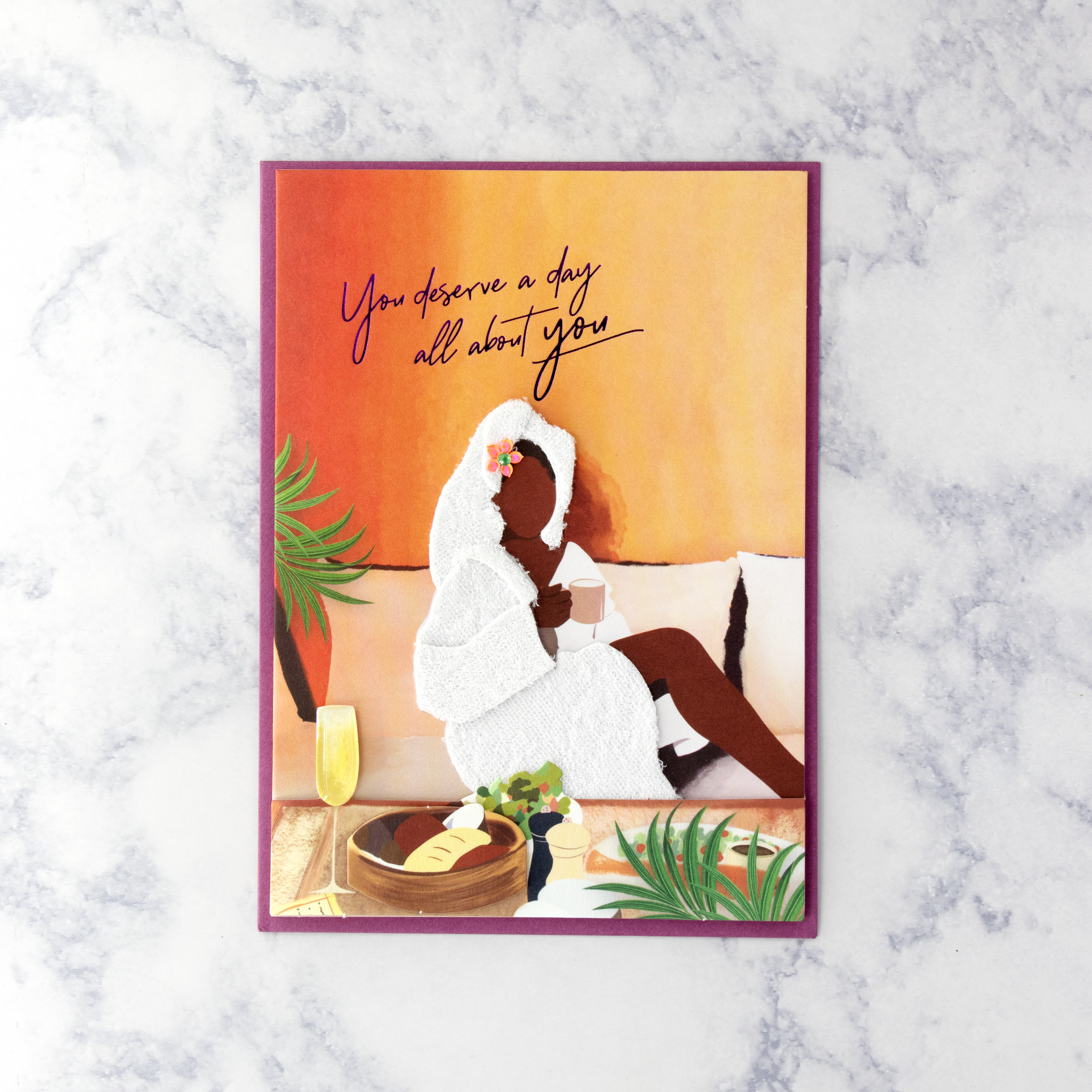 Self Care Day Mother's Day Card