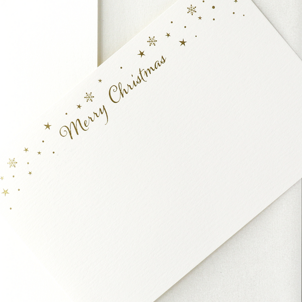 Shadowbox Festive Tree Town Christmas Card