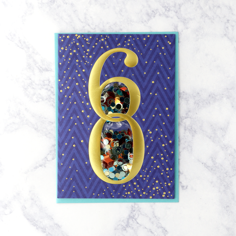 Shake Confetti 60th Birthday Card