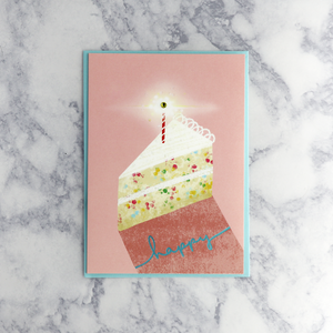 Slice Of Cake Birthday Card