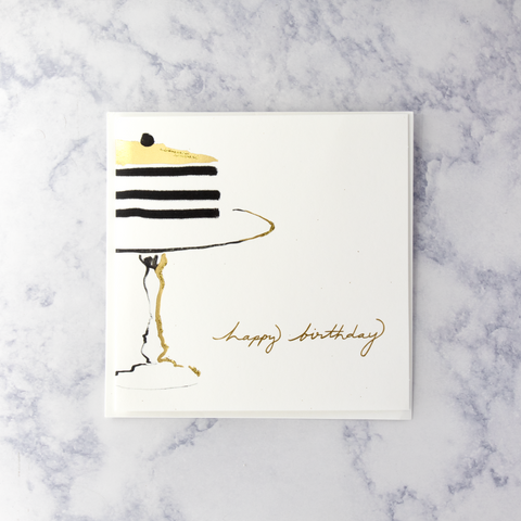 Soirée Cake Birthday Card
