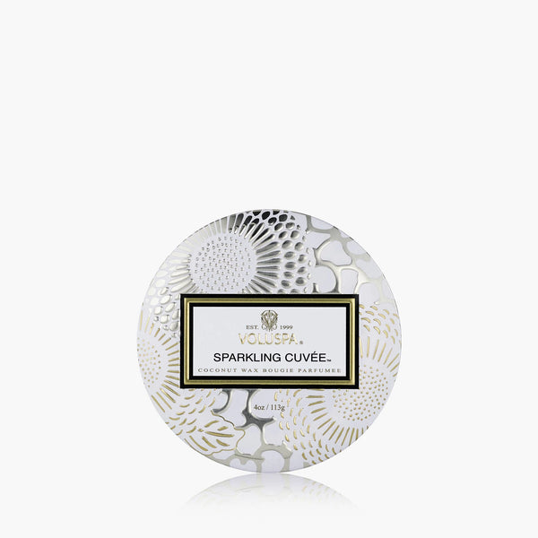Sparkling Cuvée Coconut Wax Mini Tin Candle