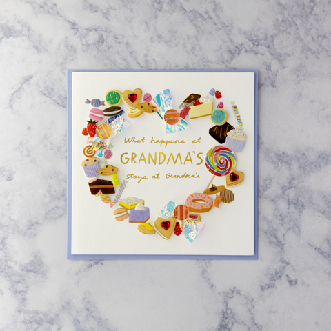 "Stays At Grandma's" Mother's Day Card (Grandma)