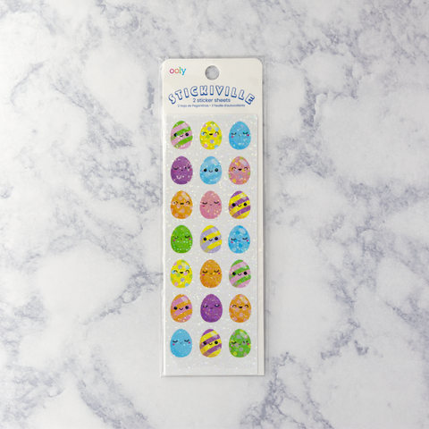 Stickiville Skinny Eggs Easter Stickers (Set of 2)