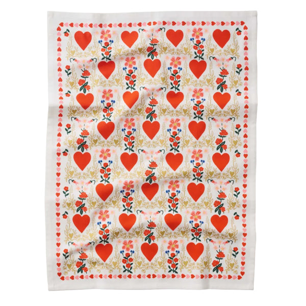 Juliet Valentine's Day Cotton Tea Towel
