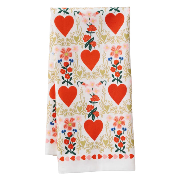 Juliet Valentine's Day Cotton Tea Towel