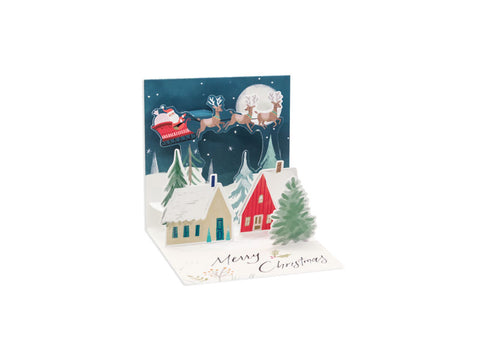 Pop-Up "Up, Up & Away" Mini Gift Enclosure Christmas Card