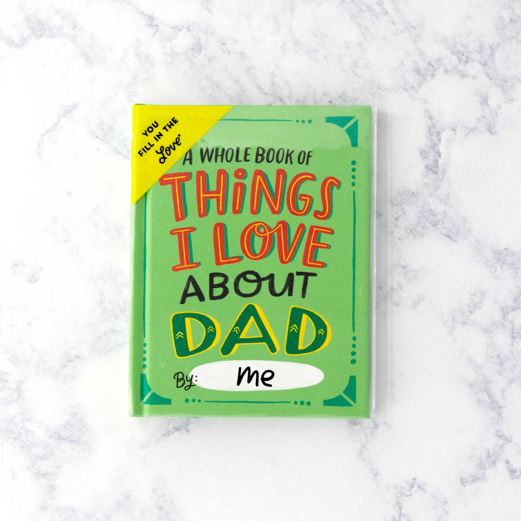 "Things I Love About Dad" Fill-In Father's Day Book